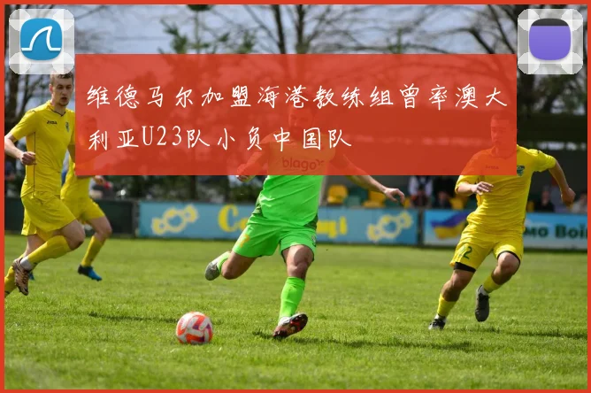 维德马尔加盟海港教练组曾率澳大利亚U23队小负中国队